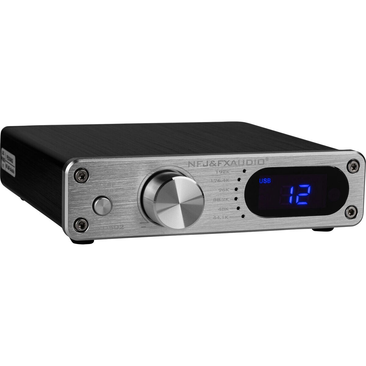 FX-AUDIO D802J++ Full Digital Amp Silver-